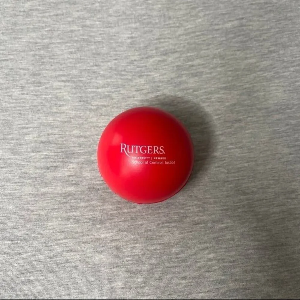 Rutgers University School of Criminal Justice Squishy Cushioned Stress Ball